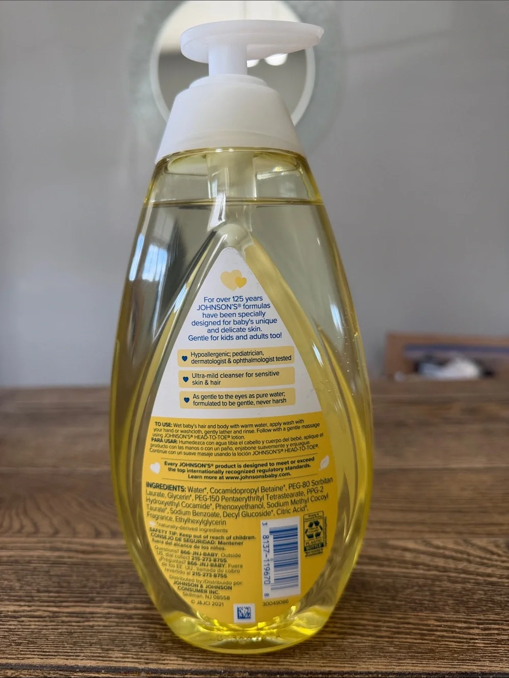 Johnson’s Head-to-Toe Baby Wash & Shampoo Gentle for the whole family